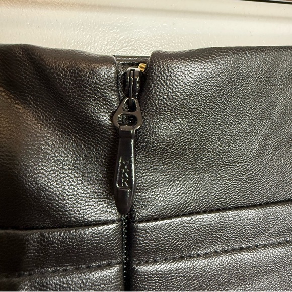 Majorelle - Chloe Black Faux Leather pleated Mini Skirt - XS - Picture 5 of 10